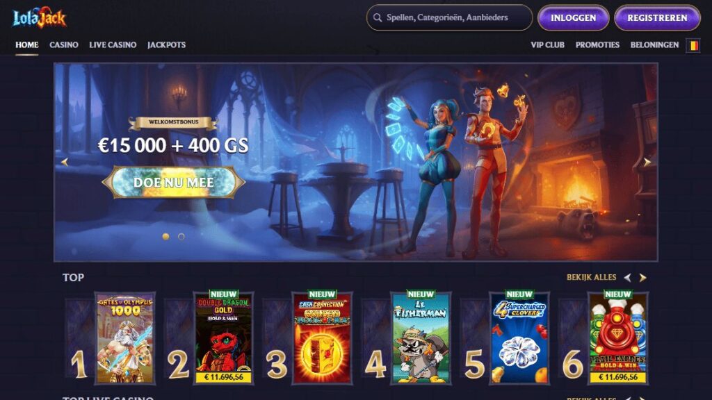 lolajack casino zonder cruks homepage